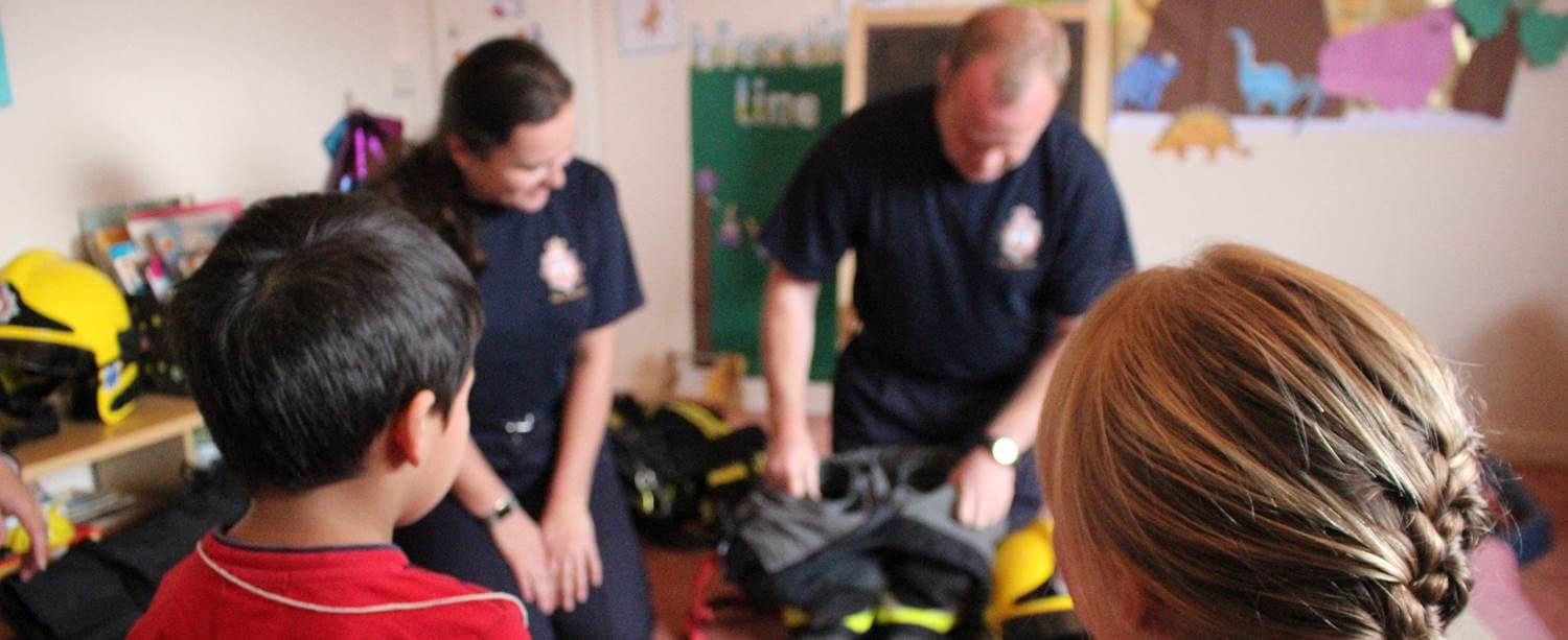 Falkland Islands fire & rescue camp education banner image