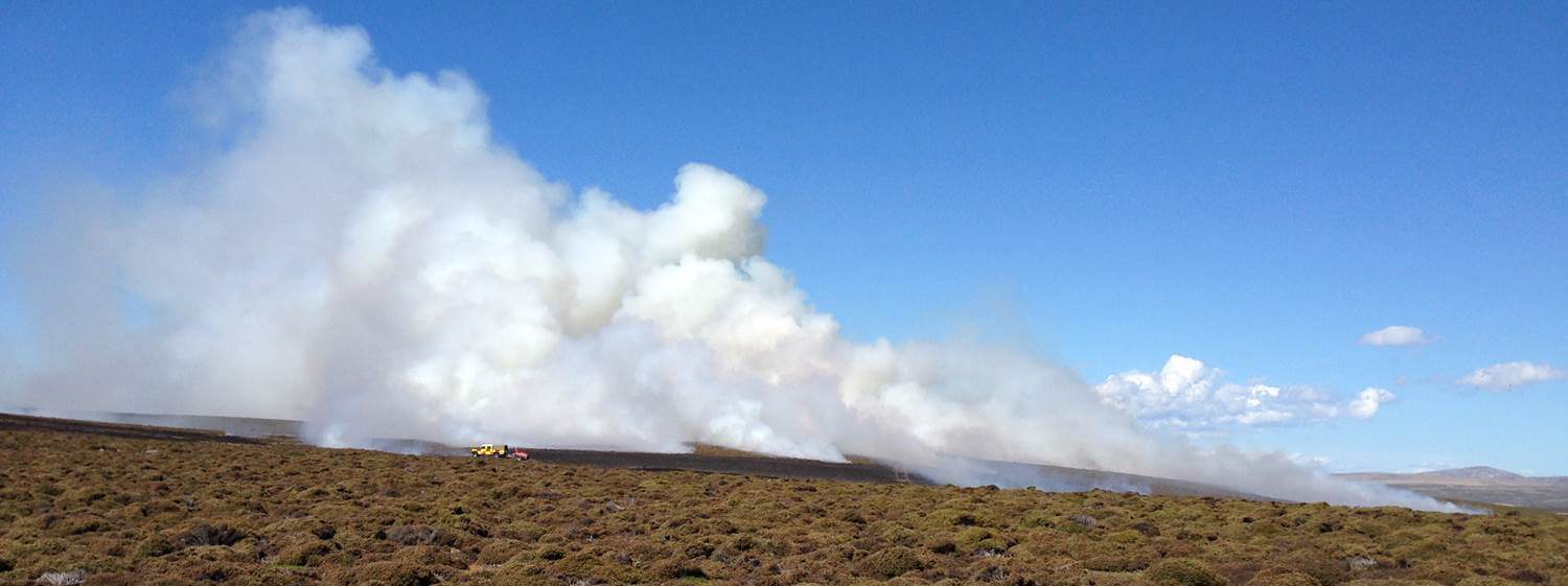 Falkland Islands camp fire safety banner image