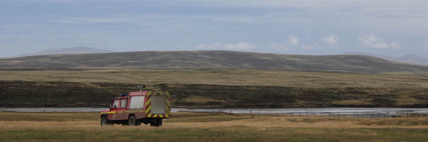Falkland Islands fire service camp visits banner image