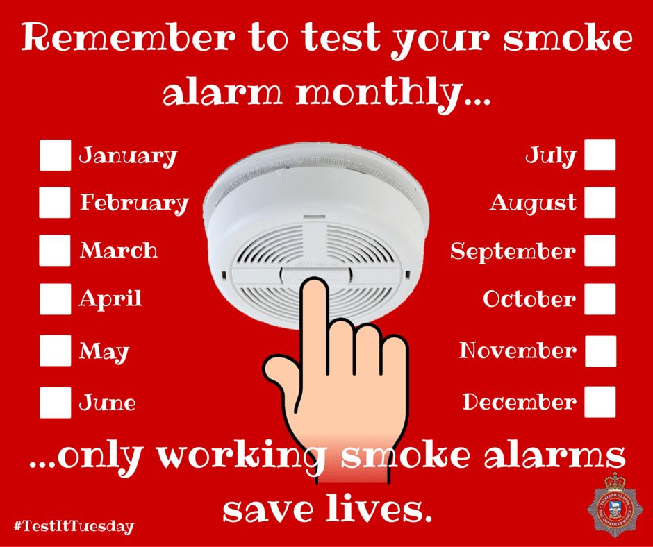 smoke alarm monthly checklist