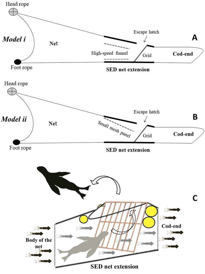 Seal exclusion device diagram